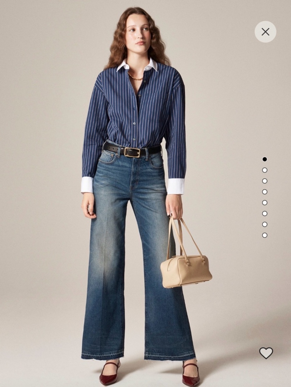 NWT J. Crew denim trouser jean Kate wash blue 28